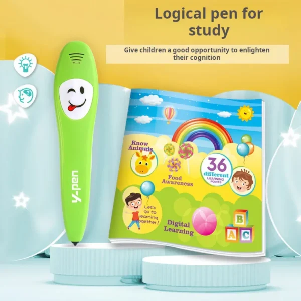 Smart English Learning Pen For Kids Early Education Sound Logic Toy - Image 2