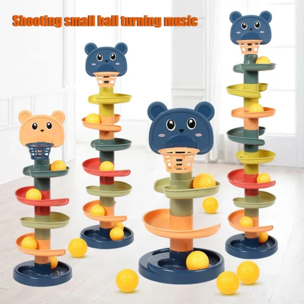 Kids Learning Toys: Rotating Spin Track Puzzle for Early Learning - Image 3