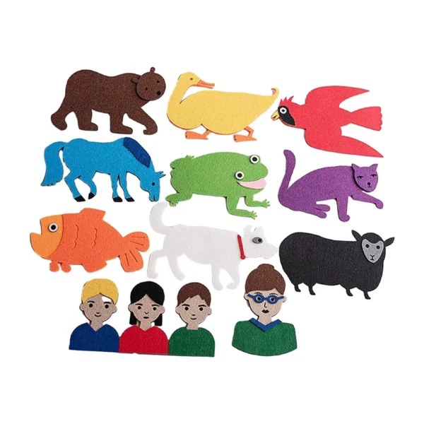 Kids Learning Toys Felt Storytelling Activity Set for Preschool Kids - Image 3