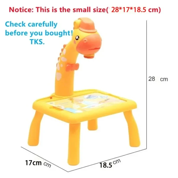 Kids Learning Toys Projector Drawing Table Educational Painting Set - Image 2